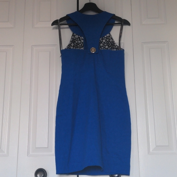Deep blue cocktail dress - Picture 2 of 4